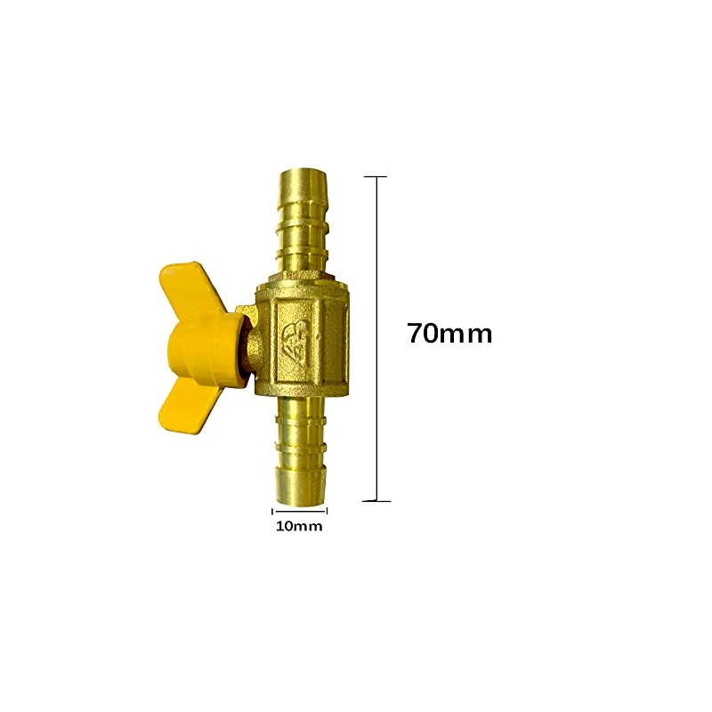 Da by Two-way hose valve Hose Barb Ball Valve (for
