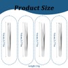 4 Stück Pinzette Set Edelstahl, Augenbrauen zupfen, Augenbrauenpinzette Set Schere