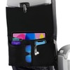 QOOWFEANIG Airplane Pocket Organizer, In Flight Seat Back Organizer Bag,Tray