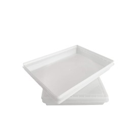 Fish Tubs/Food Storage Bins 10lb 11.5" x 15.5" x 2", Pack of 20- Shallow Container Bases Only, Lids not Included