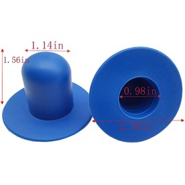 Qissiq Parts Shop Replacement Ground Swimming Pool Filter Pump Strainer Hole Plug Stopper for INTEX (2 Pack)