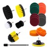 Diamond Shine 21-Piece Drill Power Scrubber Attachment Set – Includes