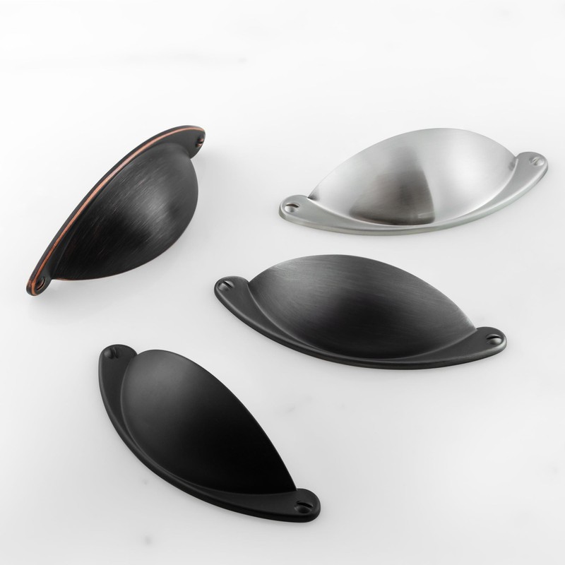 HESTIA HARDWARE 3 Pack | 2 1/2 Inch Drawer Pulls