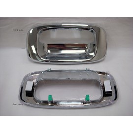 PT Auto Warehouse GM-3523M-BZ - Tailgate Handle Trim/Bezel, Chrome