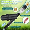 Drip Irrigation Pressure Regulator Kit,25 PSI Pressure Reducer,Inline Drip Irrigation