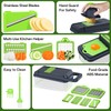HomeHacks Vegetable Chopper Vegetable Cutter, 12 in 1 Kitchen Gadget,