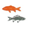 Nasco 9713262 Gyotaku Fish, Replica Rubber Stamp, Carp, 12-1/2 in.