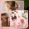 Zeyune 6 Pcs Pink/Green Hair Claw Clips Party Favors Wizard