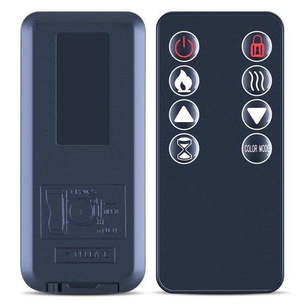 Replacement Remote Control For Various Brand Recessed Mounted Electric Fireplace