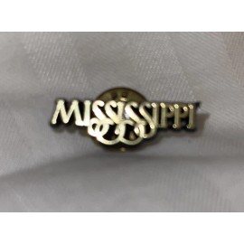 2022 SHOT SHOW MIGHTY MISSISSIPPI PIN GOLD/PLASTIC LAS VEGAS