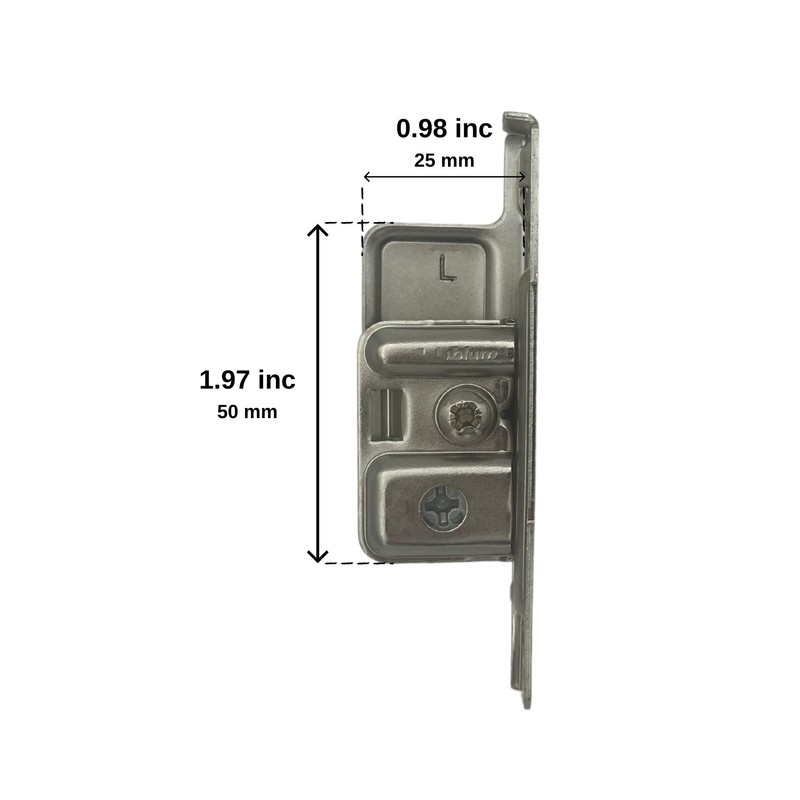 Blum ZSF.1700 L METABOX Left Screw-On Drawer Standard Front Fixing
