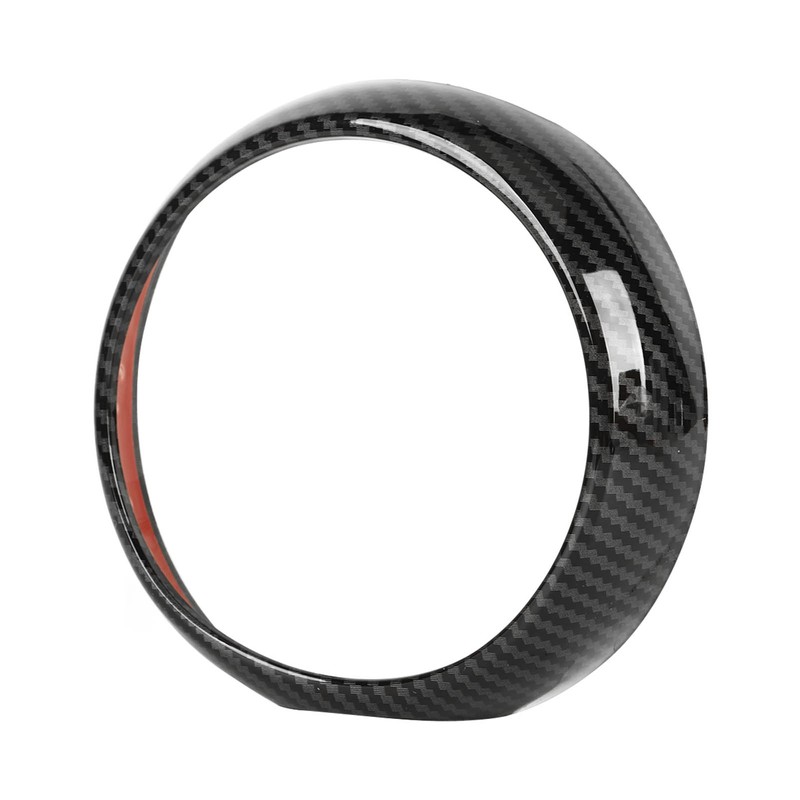 Car Dashboard Cover Edge Trim Decoration Ring Carbon Fibre Style
