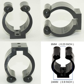 Universal Kayak Paddle Clip with Hardware - Deck Mounted/Track Mount Kayak Paddle Storage & Fishing Net Clip,Fishing Rod Organizer,Paddle Holder Paddle Keeper Vertical Mounted Side Mounted, 4 Pack