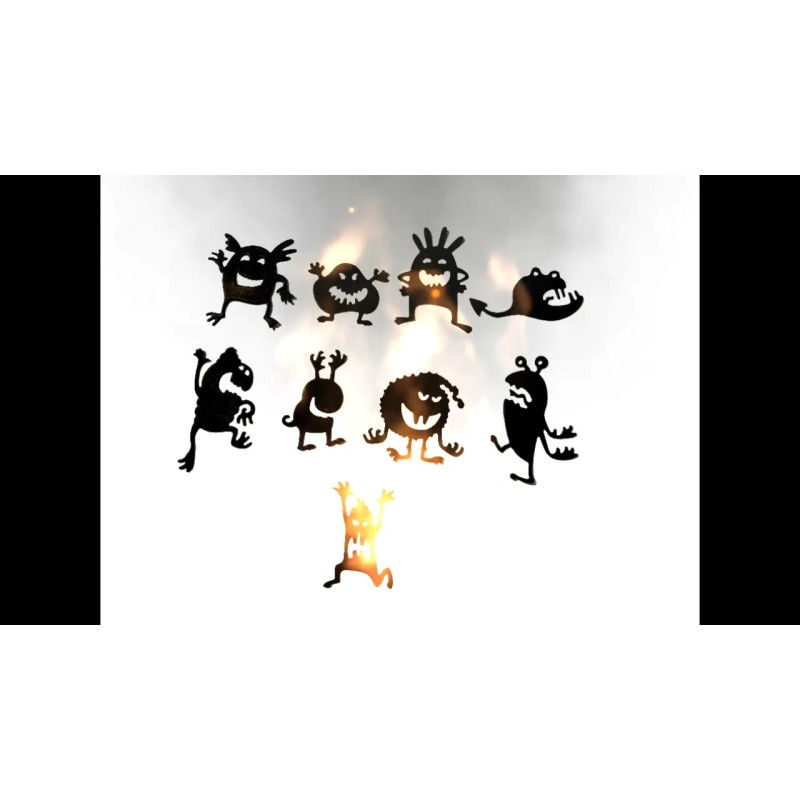 Silhouette 9 SILLY! LITTLE MONSTER'S "LIL MONSTER" SILHOUETTE DIE CUT/