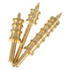 Operitacx DIY Leather Craft Kit 3pcs Copper Leather Slicker Creaser