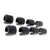 Design61 Clamping Shell Glides, Set of 8, Chair Glides, Floor