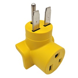 Parkworld 79483 NEMA 6-30P to 6-50R Right Angle Adapter, output 30A 250V