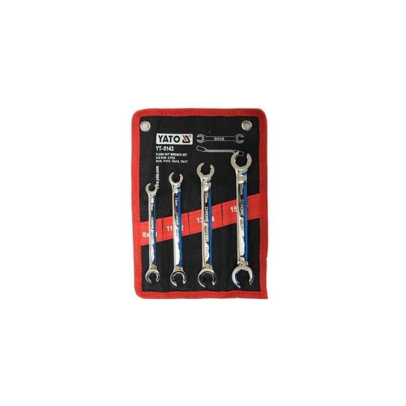 Yato YT-0143 Two Flat Spanners, 8 – 17 mm Holes