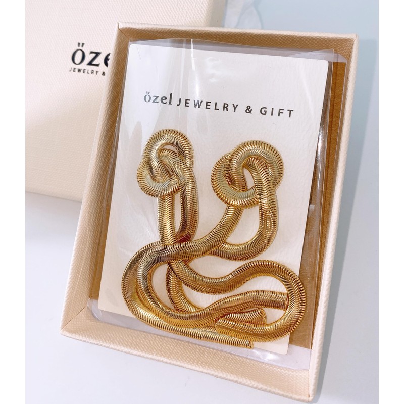 Ozel - Bow Drop Dangle Earrings for Women Long Tassel