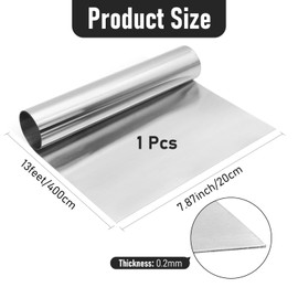 ZHAO 8'' x 13' Aluminum Flashing Roll Roof Flashing, Metal Roofing Panels Roof Strip for Sealing Windows Doors, Shed Weatherproofing Areas