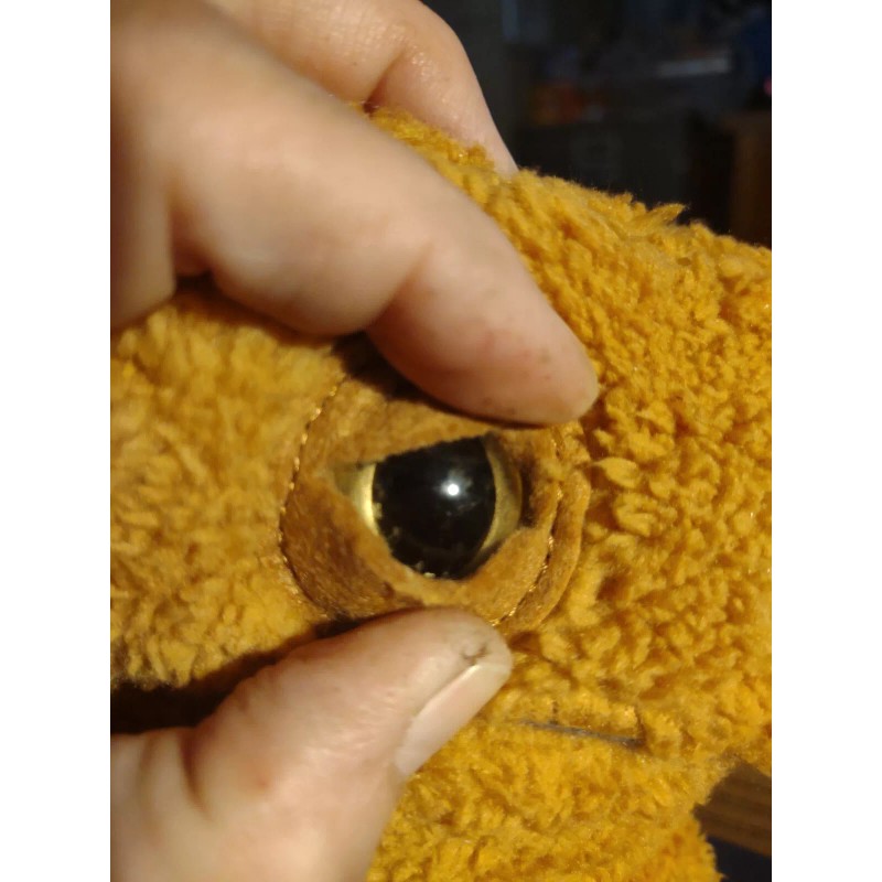 Spinmaster Fuggler Mr buttons gold teeth gold eyes HTF furry