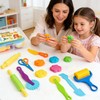 Kleeblatt Dough Tools Set for Kids - 37 Pcs Playdough