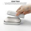 3 pieces soap dish with drain hole, soap dish, soap