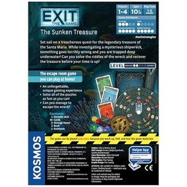 Thames & Kosmos - Exit: Robo en el Mississippi | Juego de sala de escape en una caja | Exit: El juego, un juego de Kosmos para jugar en familia, juego