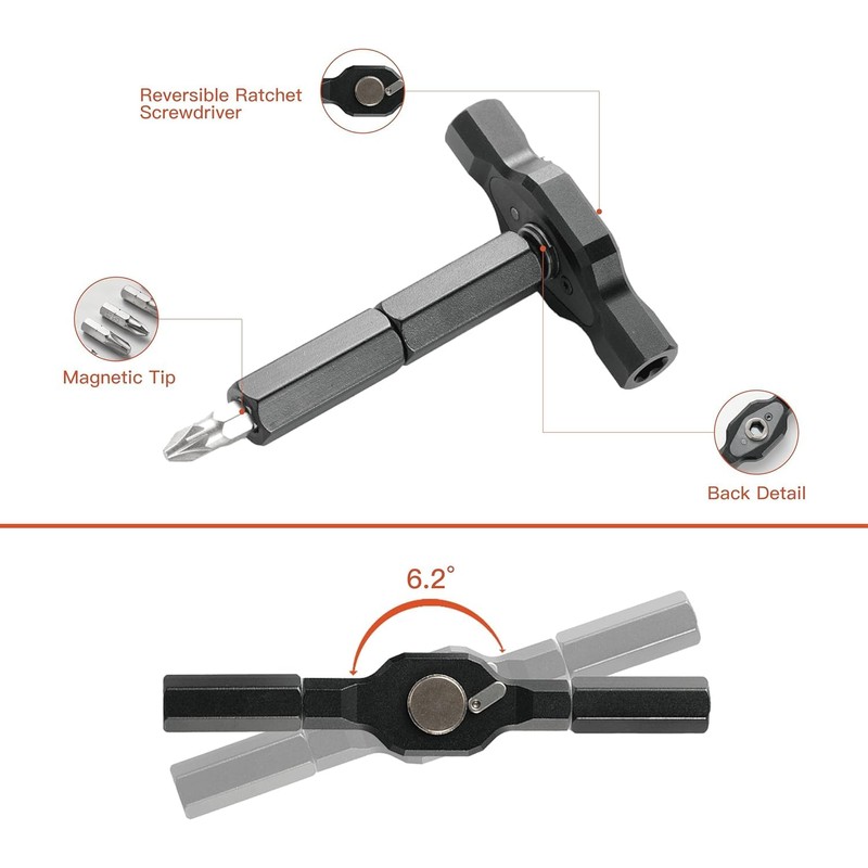 24 in 1 Screwdriver Set, Ratchet Screwdriver Magnetic Screwdriver Set