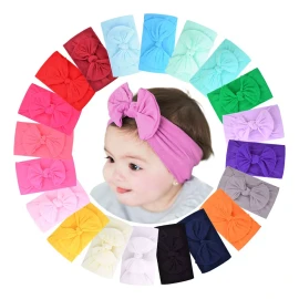 Veraly Set Diademas Niñas Bebes Turbante Moño Banda Elástica Moda