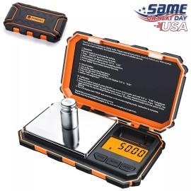 Fuzion ORANGE Uniweigh Digital Pocket Scale 200g x 0.01g Jewelry Gold Gram Karat Weight