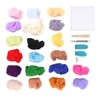 Needle Wool Felt Kit 20 Colors 5g Felting Supplies Tools