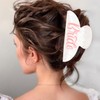 Bride Hair Claw Clip, Hen Party Accessories for Women Girls,