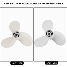 Motor Propeller, 7 1/4 5-A 3 Blades Aluminium Propeller Boat Outboard Motor for Hangkai