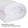sourcing map Speaker Sound-Absorbing Cotton Polyester Fiber Interior Insulation DIY