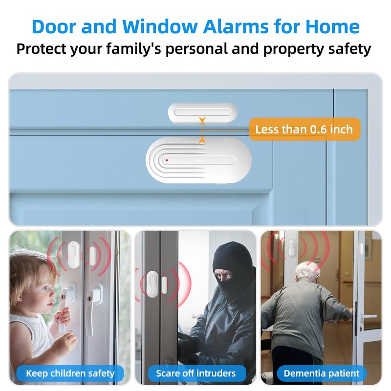 Daytech Wireless Door Chimes When Door Opens with 800ft Long