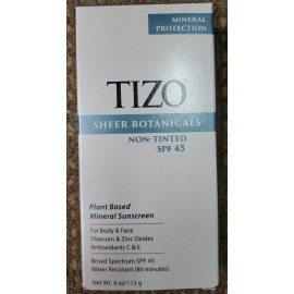 Tizo sheer Botanicals non-tinted spf 45