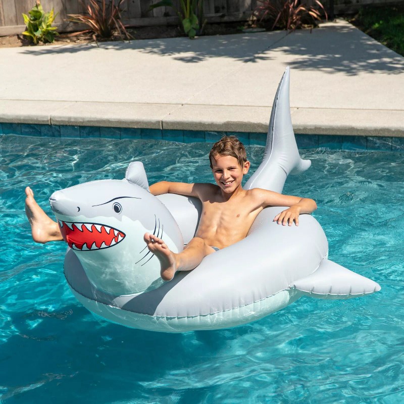 GoFloats 'Great White Bite' Shark Party Tube Inflatable Raft |