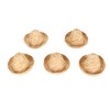 5Pcs Mini Sombrero Straw Hats 3.7in Diameter Retro Simple Style