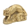 Brass Tiger Statue Ferocious Tiger Durable Brass Rustproof Durable Sturdy