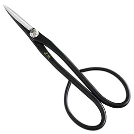 Wazakura Yasugi Steel Series Satsuki Bonsai Trimming Scissors Made in Japan 7 inch (180 mm), Japanese Garden Snip Tools, Flower and Herb Pruning Shears - Yasugi Steel Satsuki