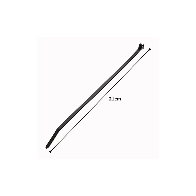 パンドウイット ステンレス爪ロック式ナイロン結束バンド 耐候性黒 幅3.6mm 長さ203mm 100本入り BT2I-C0