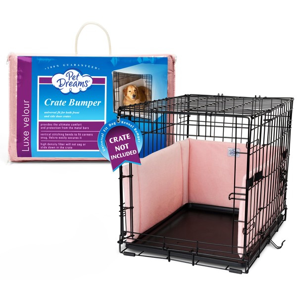 Pet Dreams Dog Crate Bumper- Crate Bumpers for Dog Cages