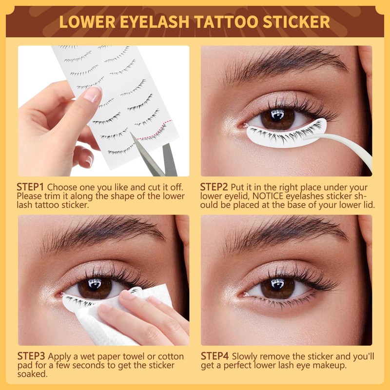 QUEWEL Magnetic Eyelashes 2 Pair Reusable Magnetic Eyelashes with Applicator