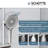 SCHÜTTE Samoa Rain Hand Shower, Velvet Jet Technology, Shower Head