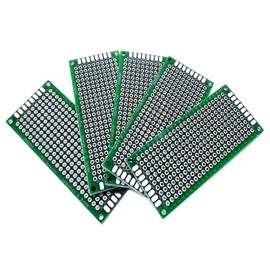 Eagles 10PCS 3x7 cm Double Sided PCB Board,Tinned Prototype Diy Universal FR4 Printed Circuit PCB Board Protoboard pcb kit Electronic Board compatible with Arduino Kits