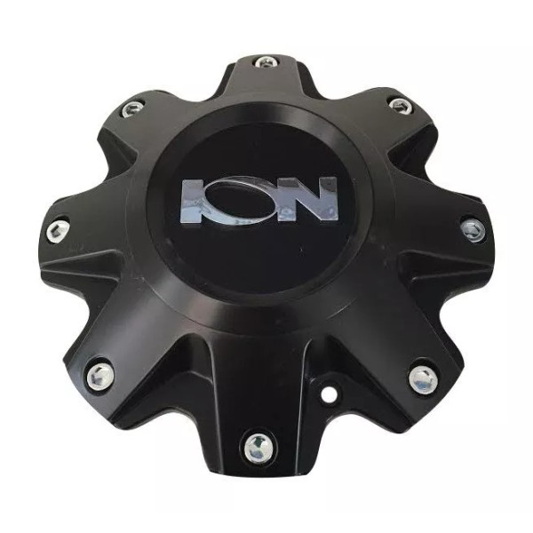 ION ALLOY 181 SATIN BLACK WHEEL RIM CENTER CAP C10181MB