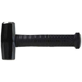 DOGYU 02991 Pipe Handle Stone Head Hammer Short 0.9 kg