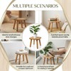 9 Inch Small Wooden Step Stool Solid Wood Stool Wooden