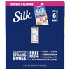 Silk Shelf-Stable Unsweetened Almond Milk, 1 Quart ( 6 PACK
